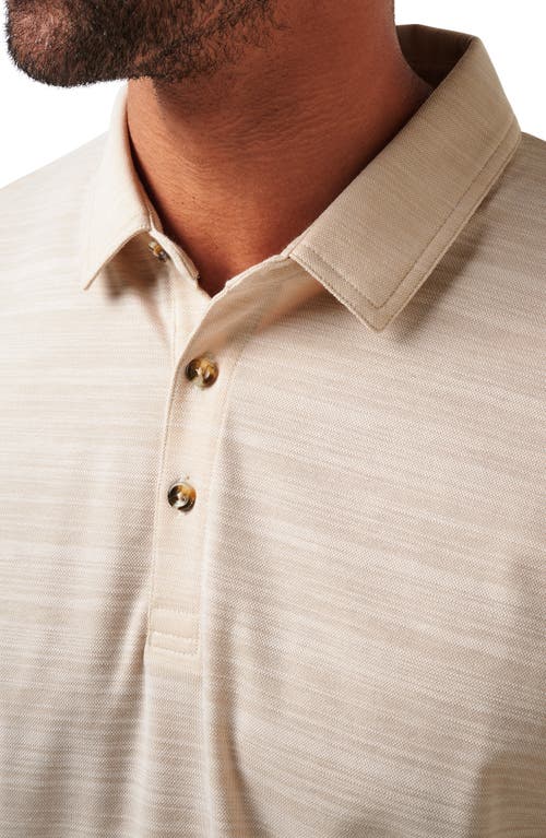 Travismathew West End Space Dye Polo In Italian Sand