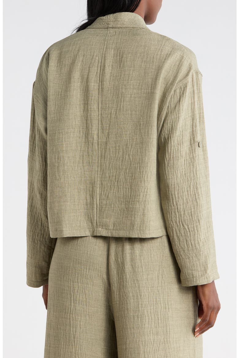 Textured Drape Jacket, Alternate, color, GREY/ SAGE