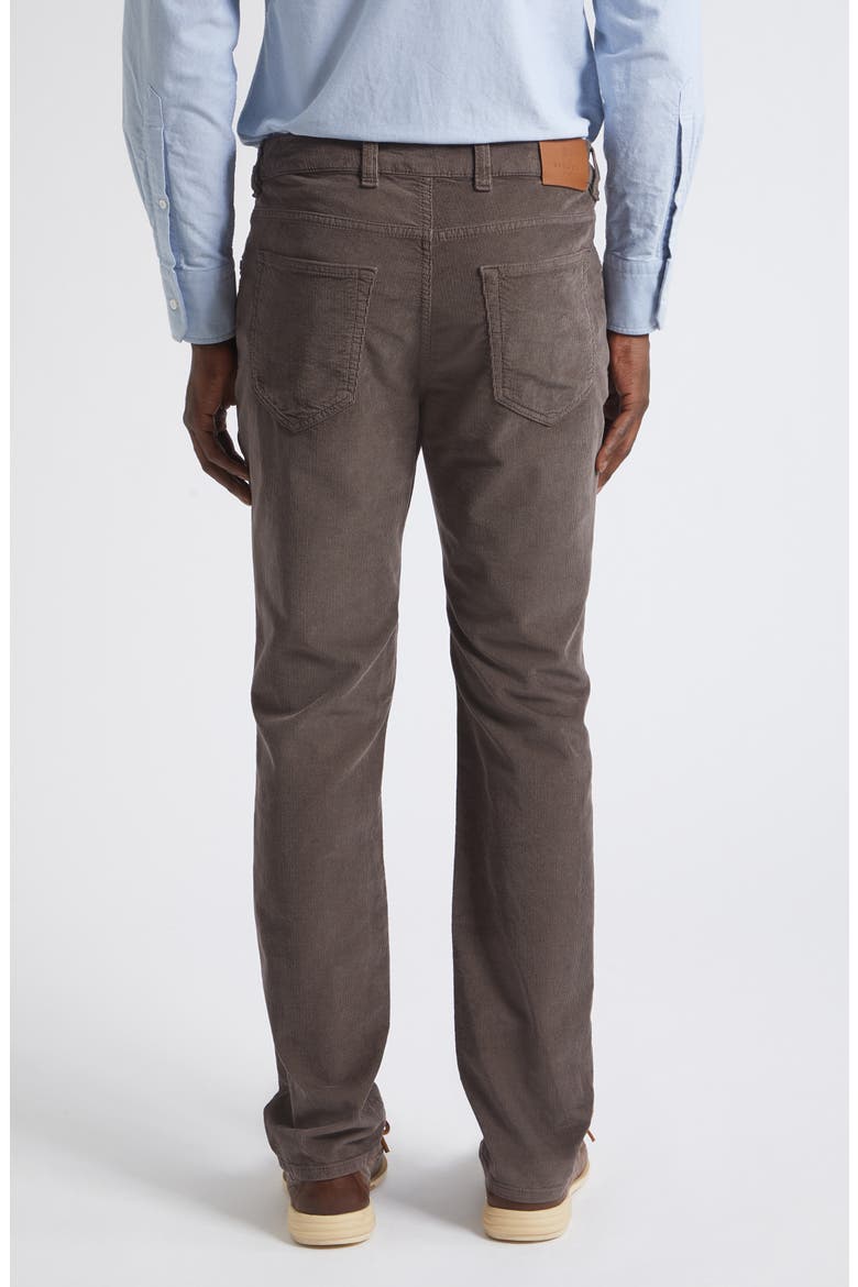 Five-Pocket Stretch Corduroy Pants, Alternate, color, BROWN