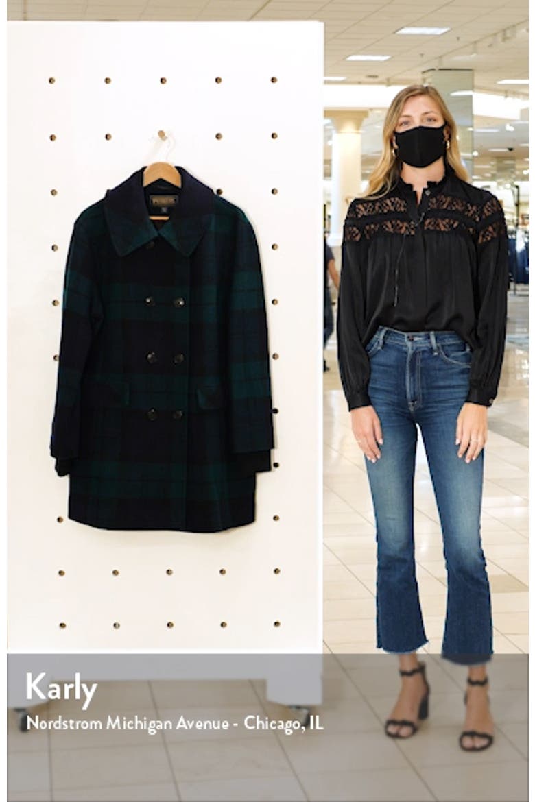 Forest Park Double Breasted Wool Blend Coat video