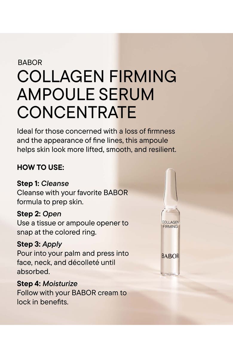 BABOR Collagen Firming Ampoule Concentrates, Alternate, color,
