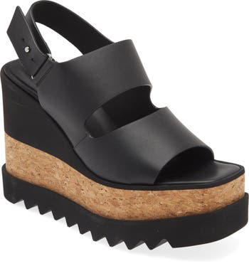 Stella McCartney 'Elyse’ lace up wedges Stella McCartney Women's Elyse Wedge Platform Sandals