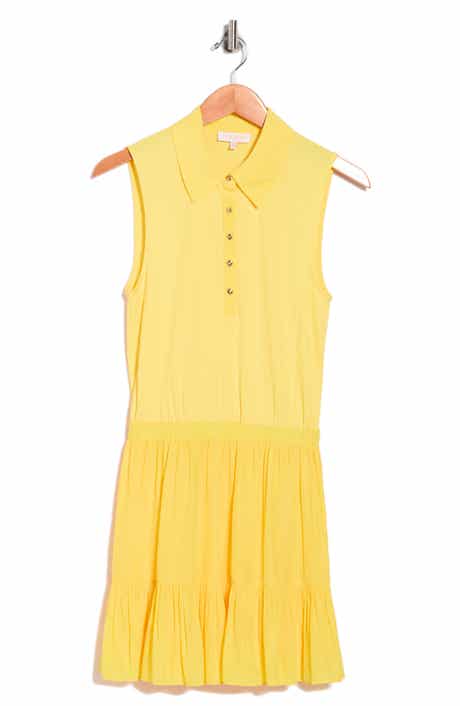 Ramy Brook Odette Mixed Media Sleeveless Minidress