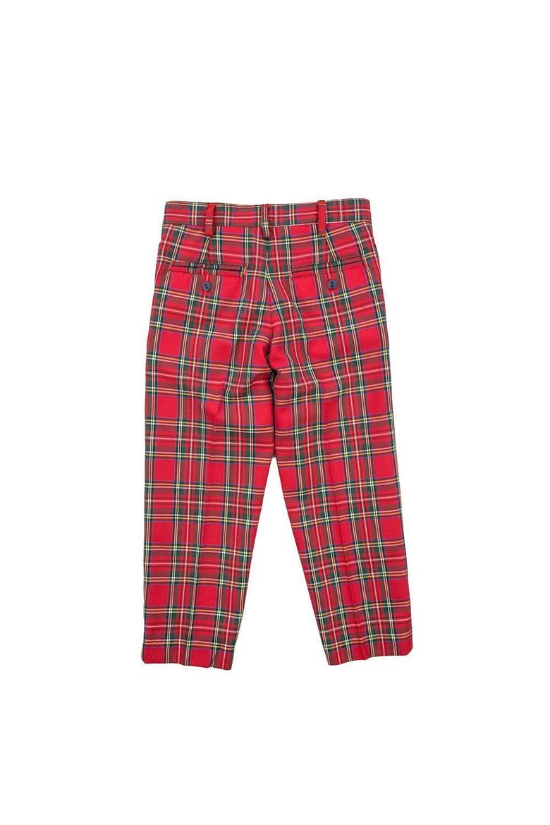 Tartan Plaid Pant, Alternate, color, Red Multi Plaid