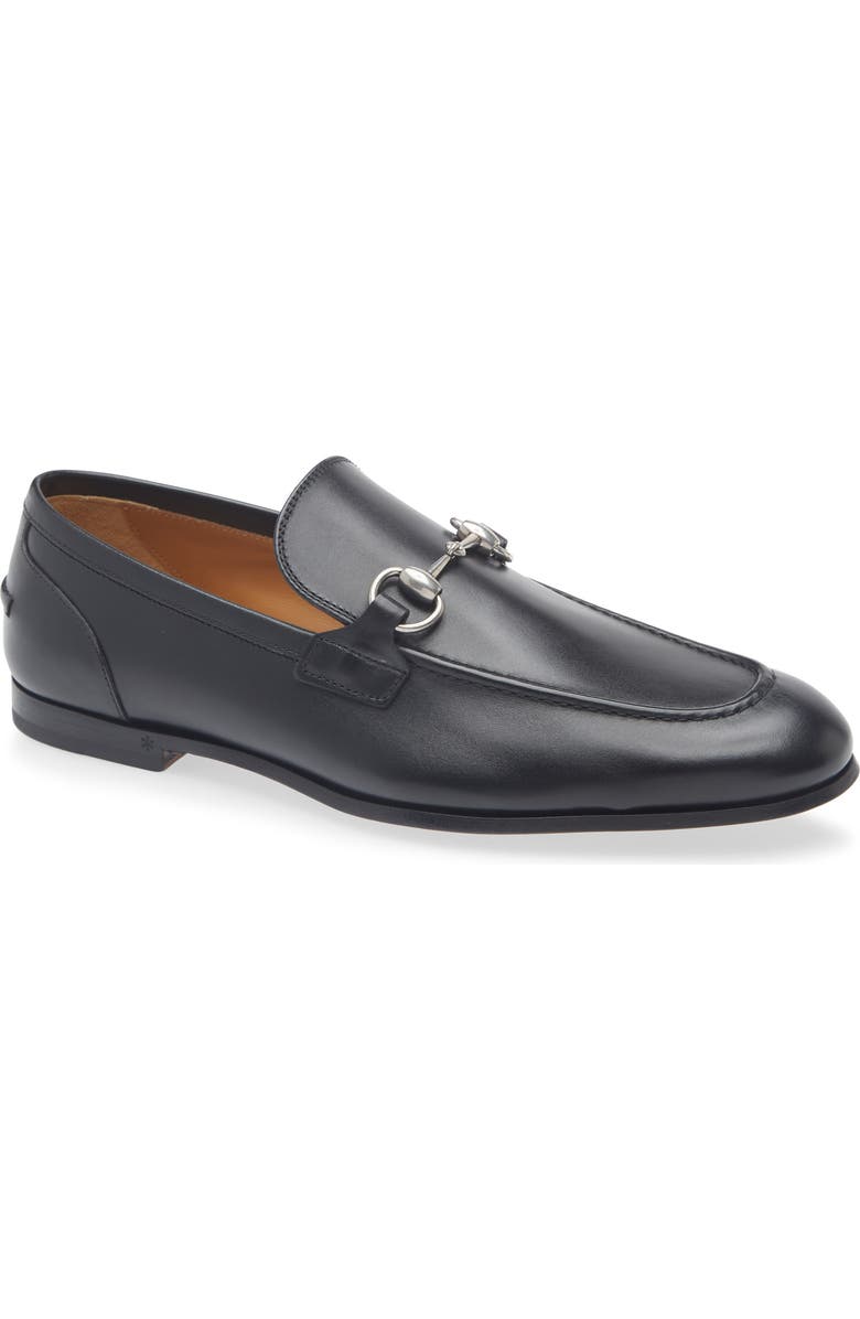Gucci Jordaan Bit Loafer, Main, color, 1000 Black