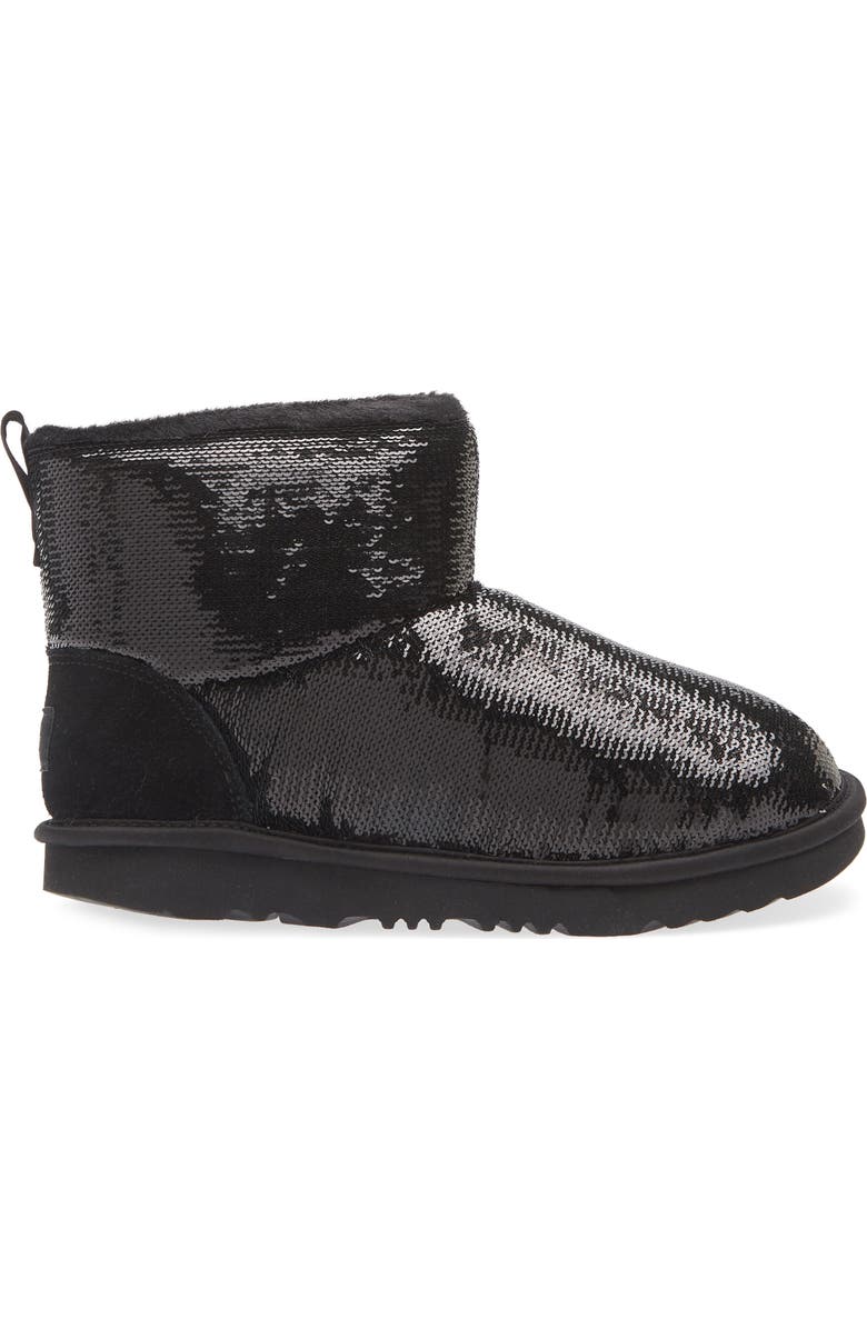 UGG<sup>®</sup> Kids' Classic Mini Sequin Boot, Alternate, color,