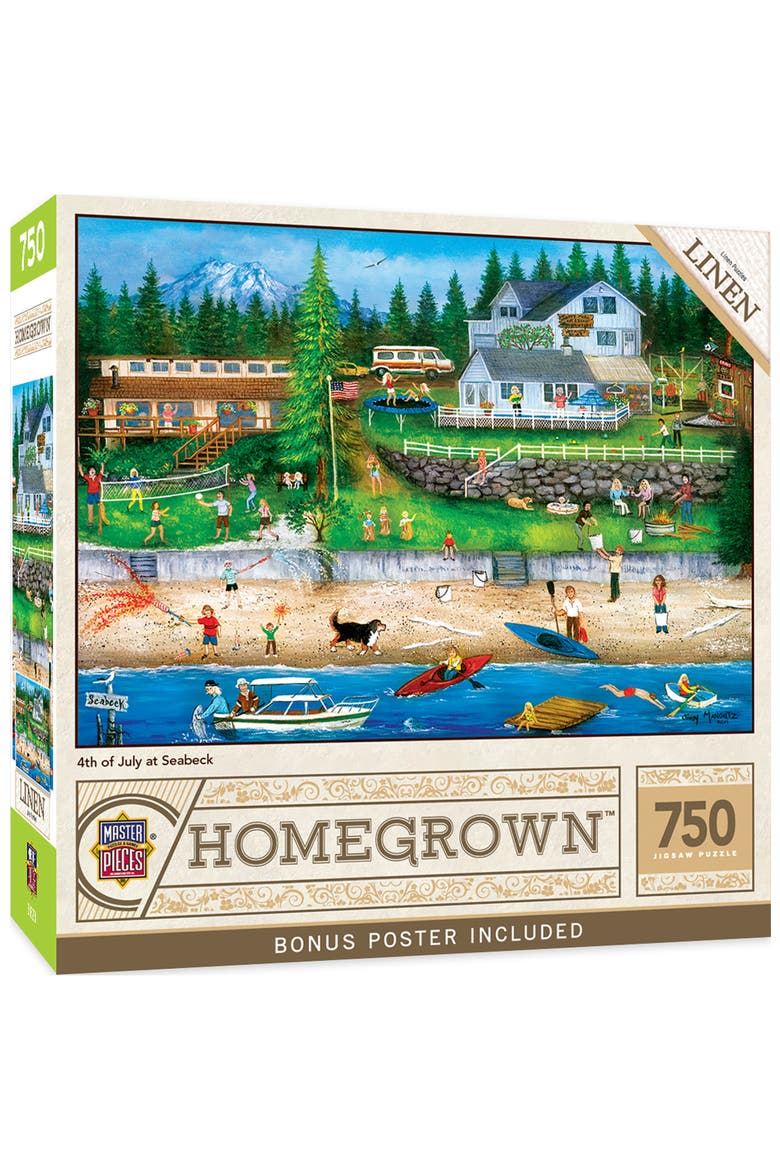 4th of July at Seabeck 750 Piece Puzzle, Main, color, Multicolor