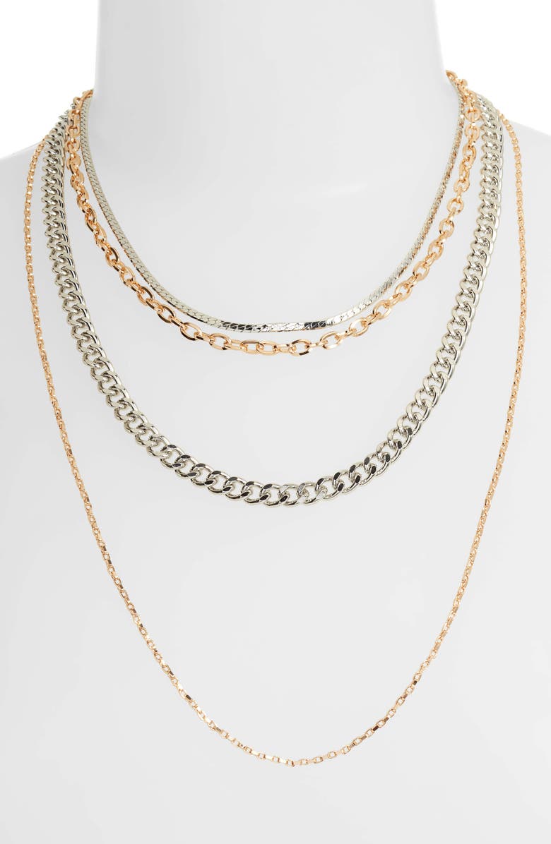 BP. Set of Four Necklaces, Alternate, color,