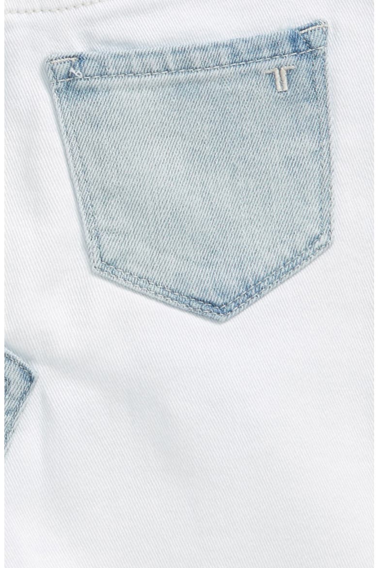 Patchwork Denim Skirt, Alternate, color, WHITE/ INDIGO