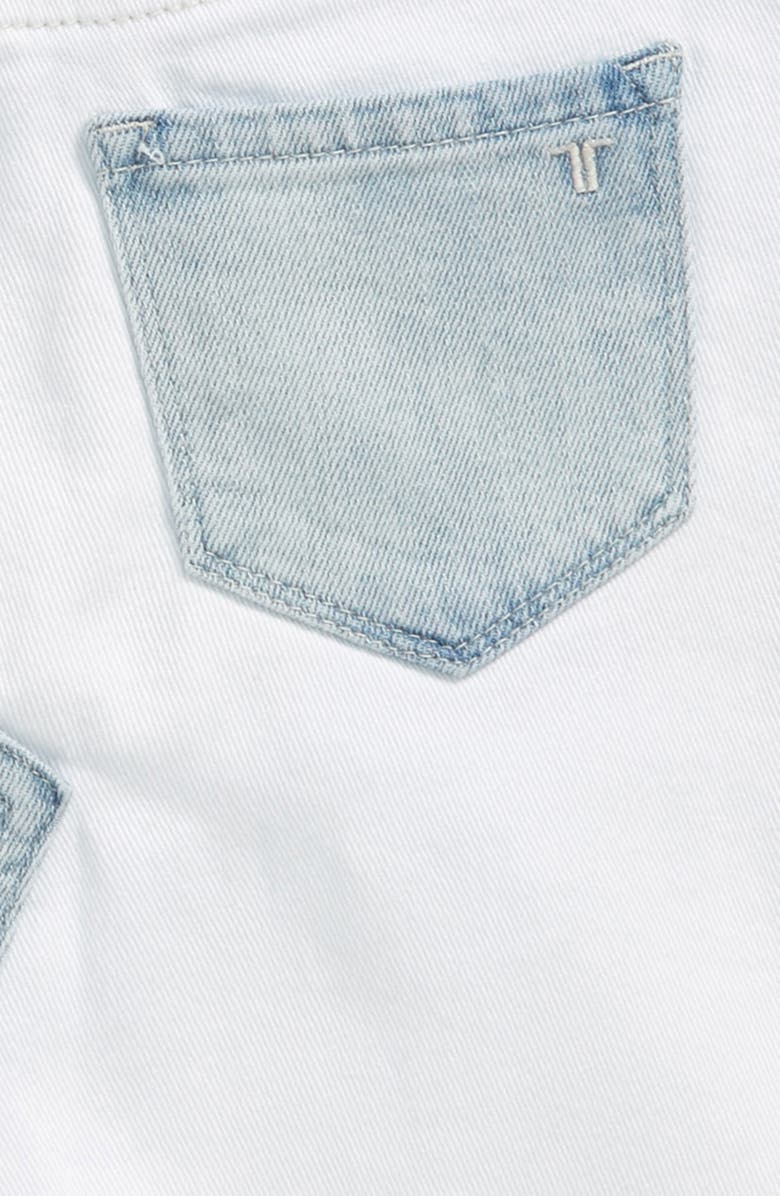 Tractr Patchwork Denim Skirt, Alternate, color, 