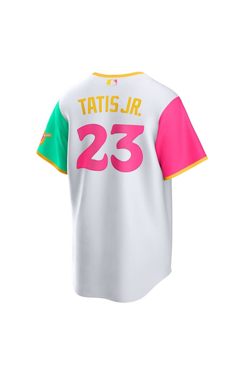 Nike Men's Nike Fernando Tatis Jr. White San Diego Padres City Connect Replica Player Jersey, Alternate, color, White
