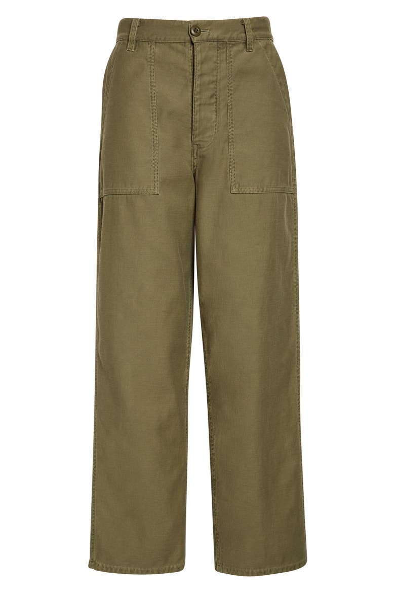 Earl Ankle Straight Leg Pants, Alternate, color, OLIVE FATIGUE