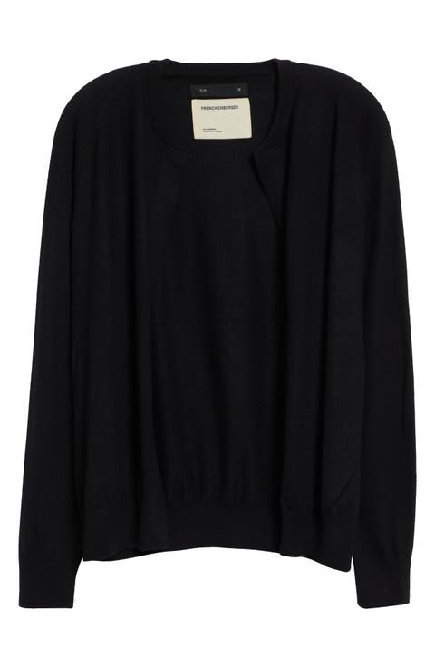 Cashmere Bomber Cardigan