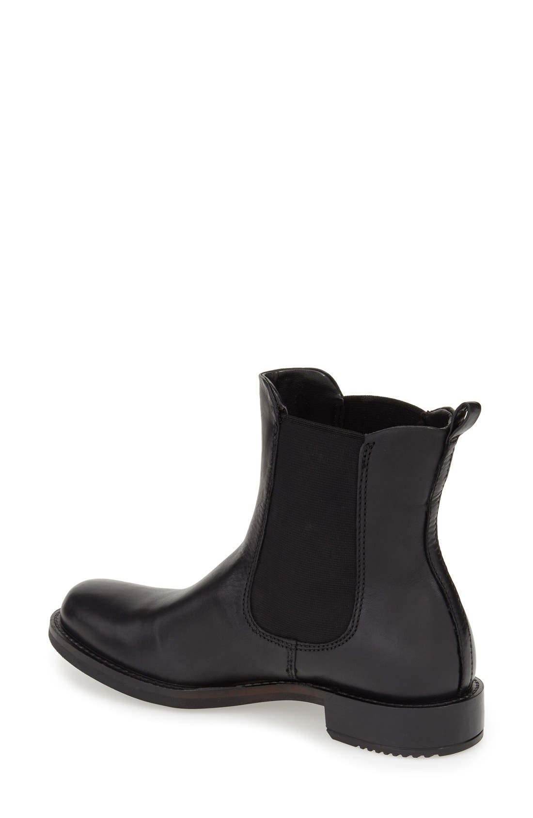 'Shape 25' Chelsea Boot, Alternate, color, BLACK LEATHER
