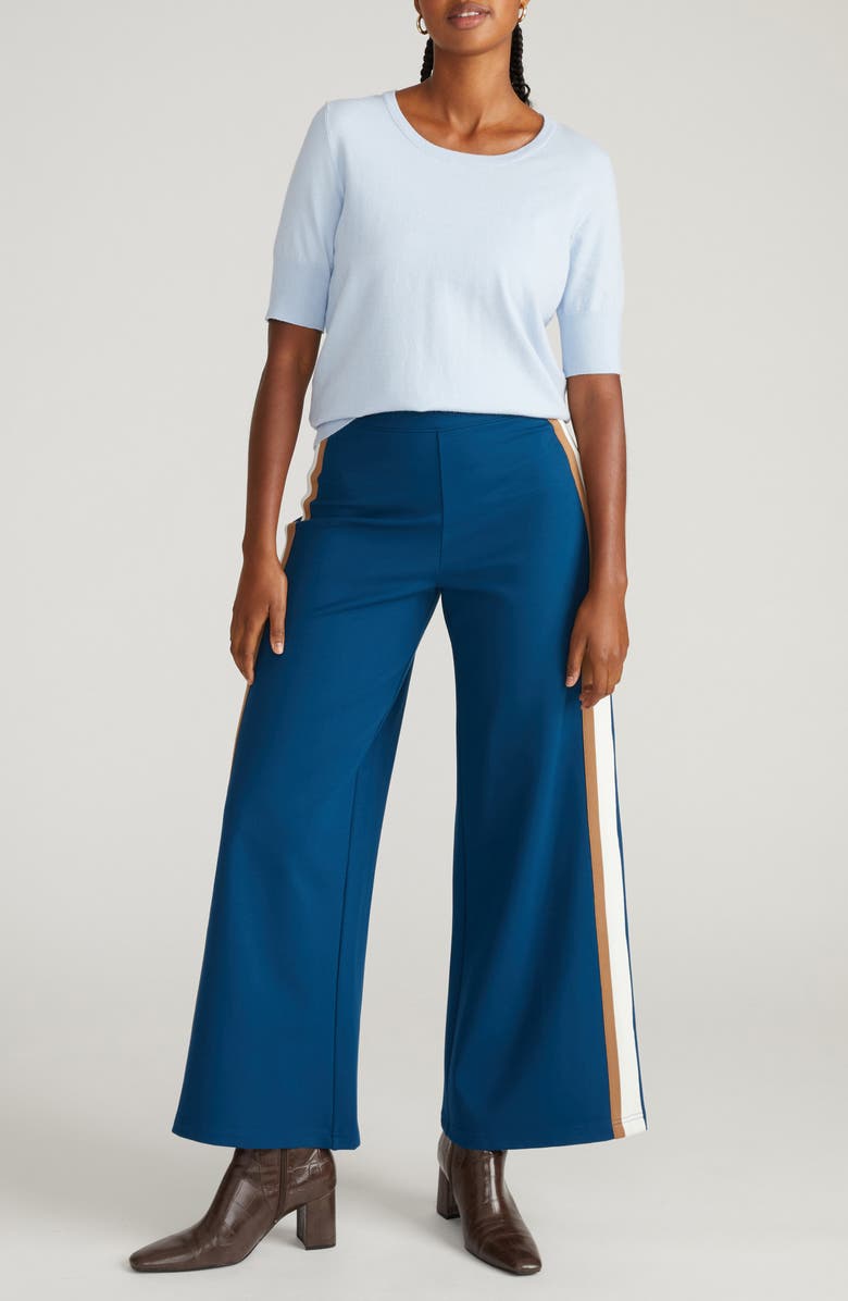 Universal Standard Rosie Short Sleeve Sweater, Alternate, color, Silver Blue