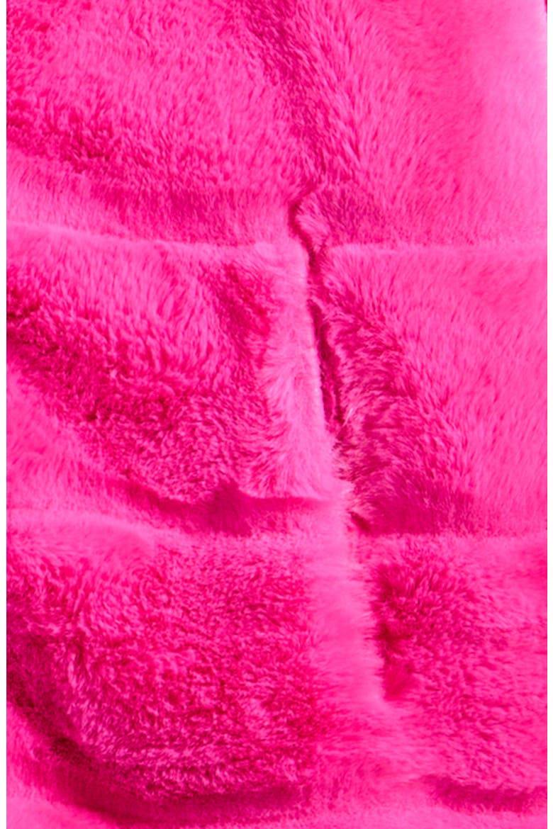 Kids' Teddy Faux Fur Puffer Jacket, Alternate, color, ORCHID