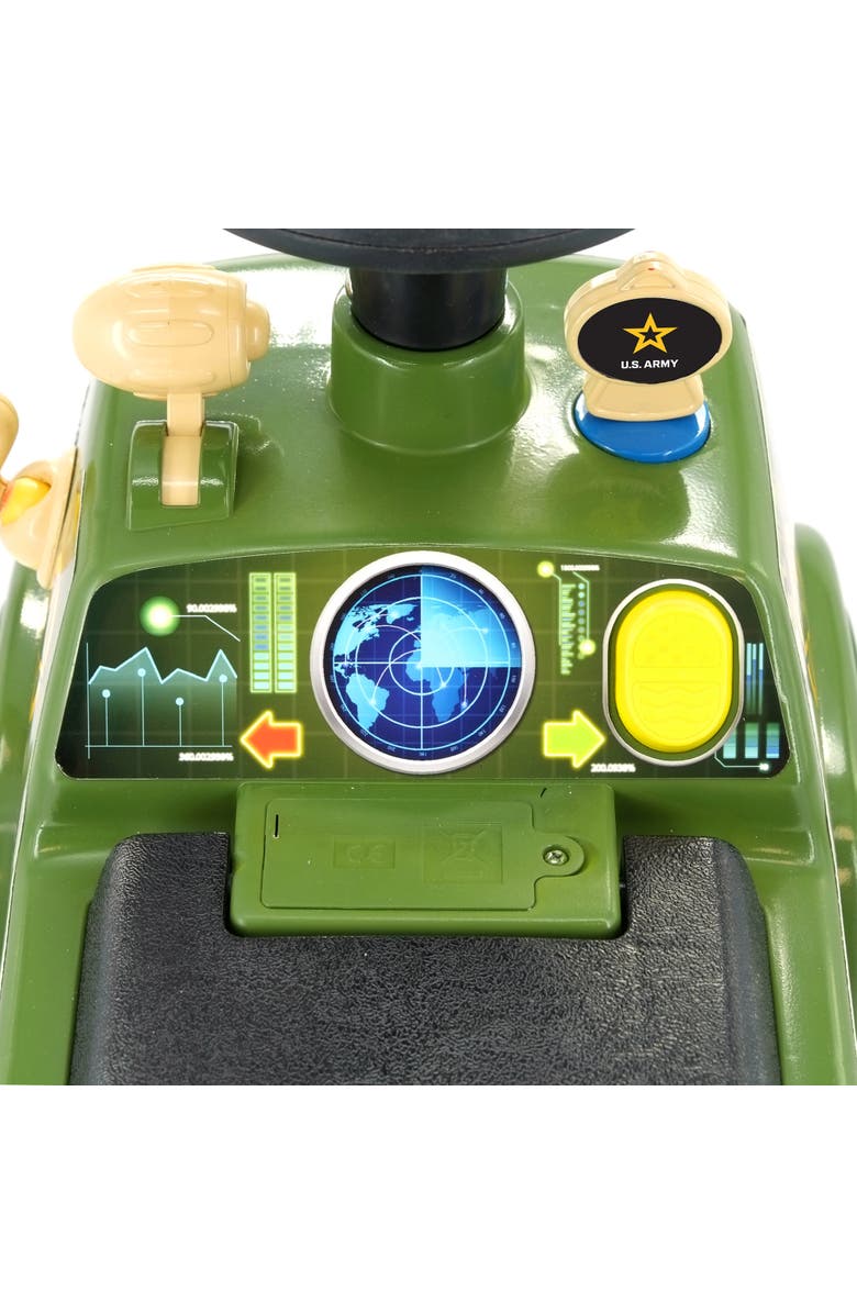 Kiddieland U.S. Army Rideon, Alternate, color, Multicolored