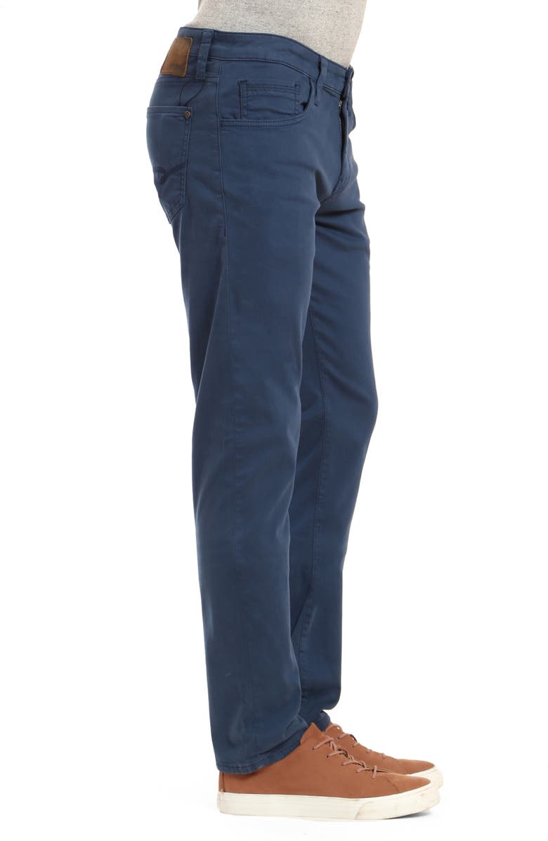 Mavi Jeans Zach Straight Leg Twill Pants, Alternate, color, Navy Twill