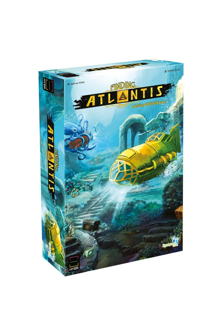 Finding Atlantis Exploration & Deduction Game, Race 14+, Main, color, Multicolored