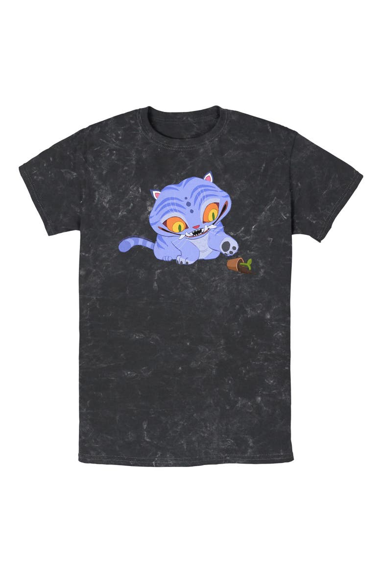 Men's Mischievous Derpy Short Sleeve Graphic T-Shirt, Main, color, Black