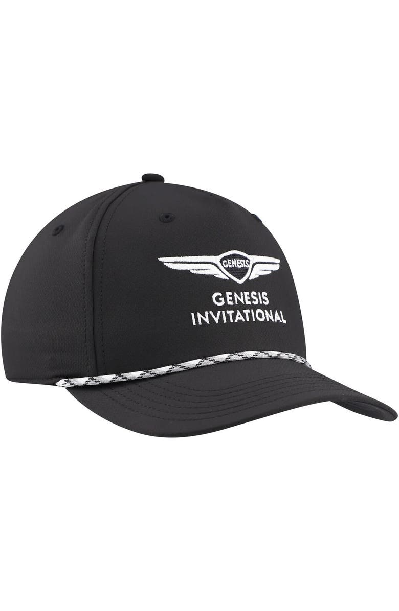 AHEAD Men's Ahead Black Genesis Invitational Alto Rope Tech Adjustable Hat, Alternate, color, Black