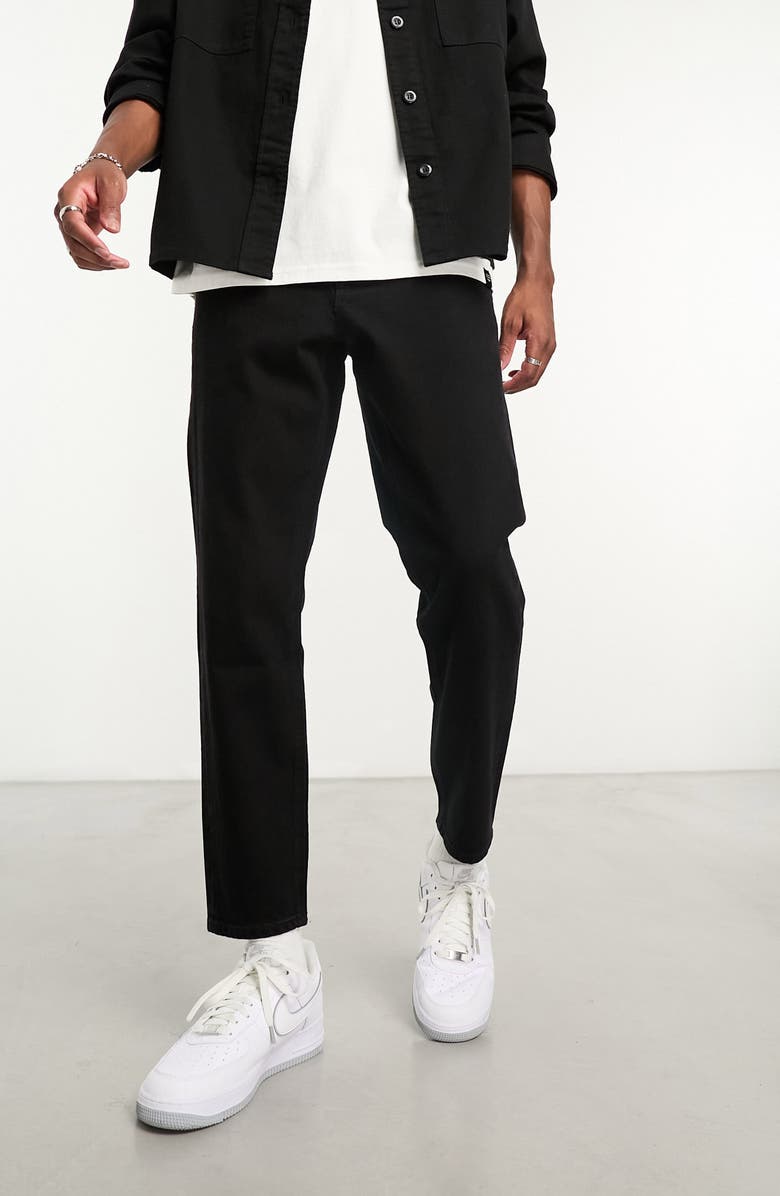 ASOS DESIGN Classic Rigid Straight Leg Jeans, Main, color,