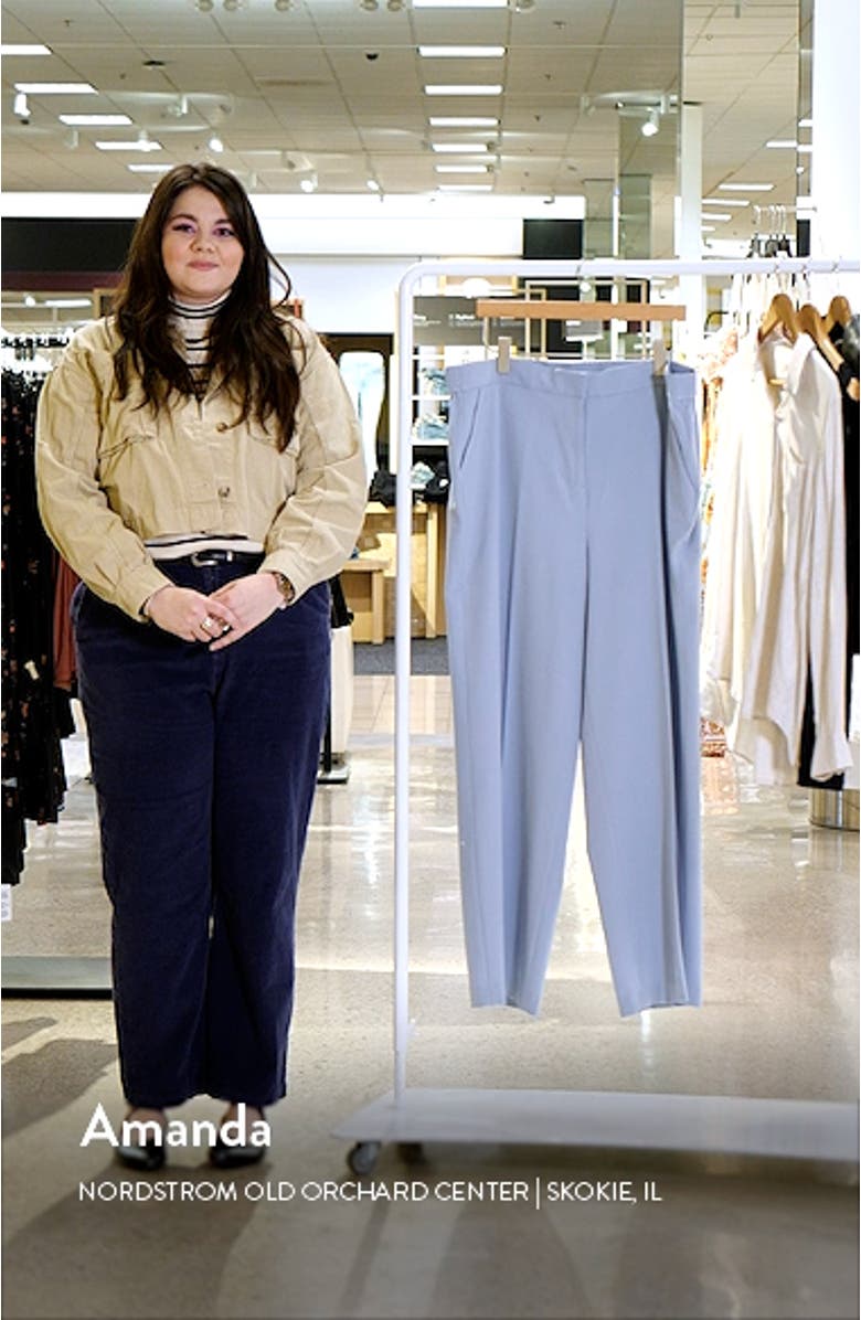 High Waist Straight Leg Pants, sales video thumbnail