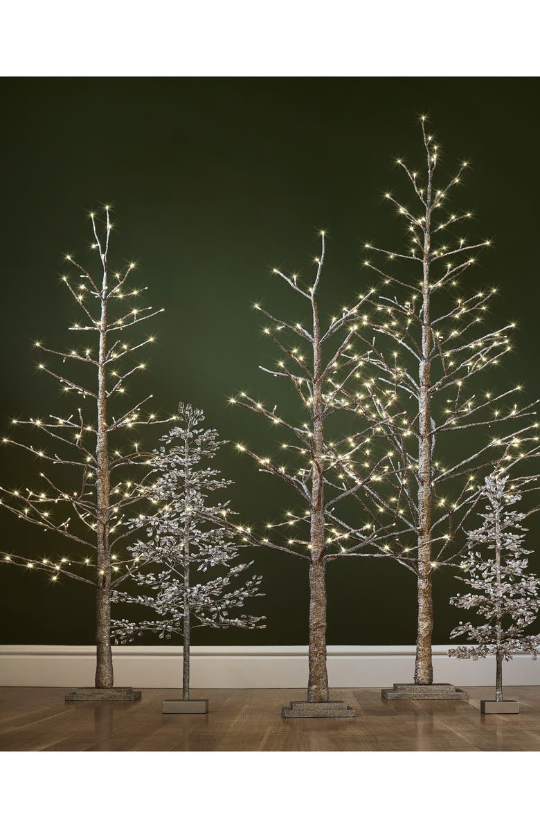 Balsam Hill Champagne Glitter LED Tree, Alternate, color, 