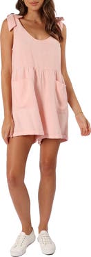 Petal & Pup Lindy Sleeveless Linen Romper