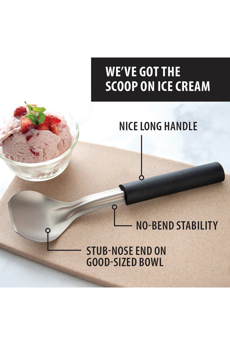 Cutlery 9.25-Inch Ice Cream Scoop, Alternate, color, Black