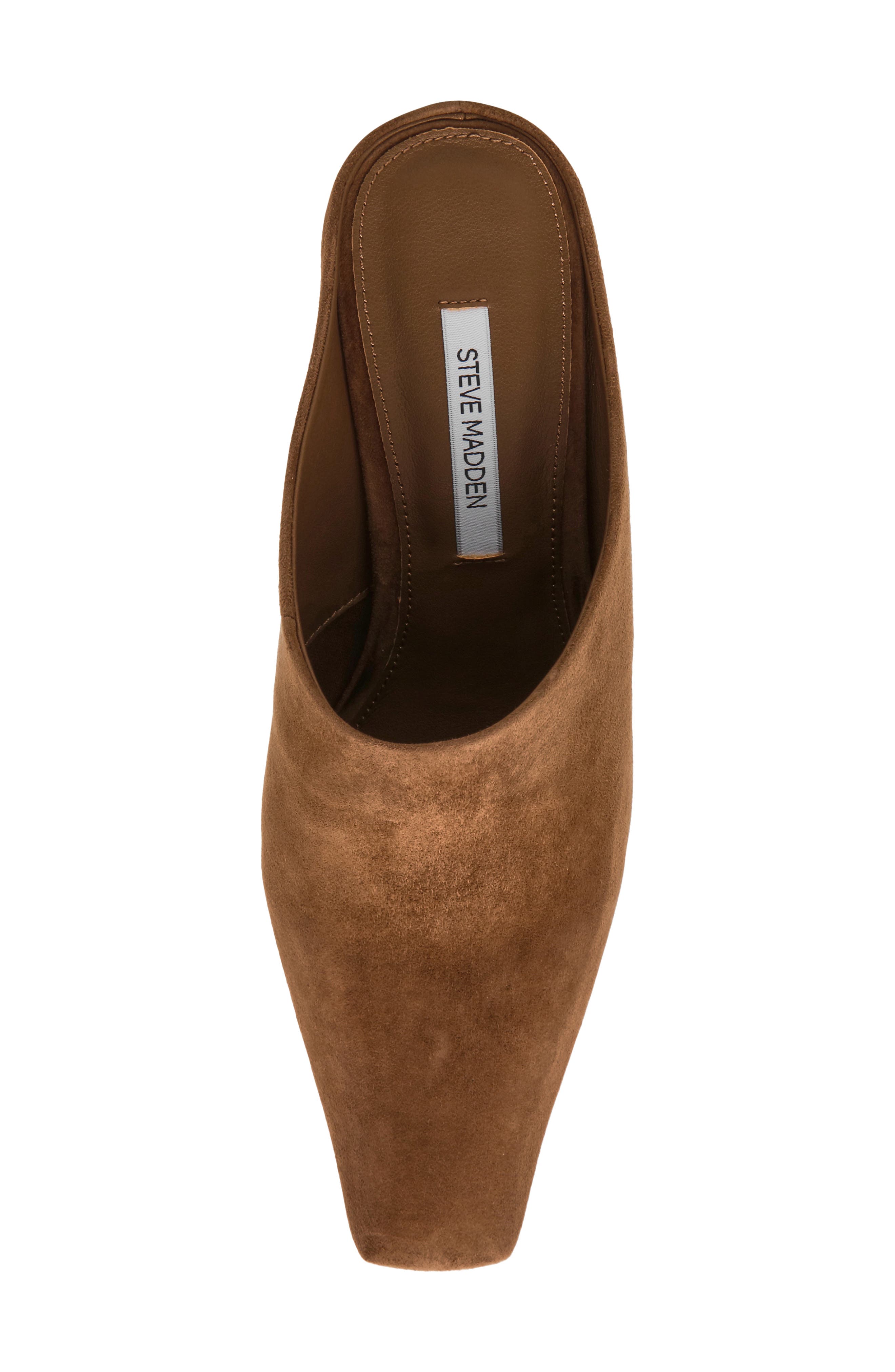 Jamason Leather Heeled Mule, Alternate, color, LIGHT BROWN SUEDE