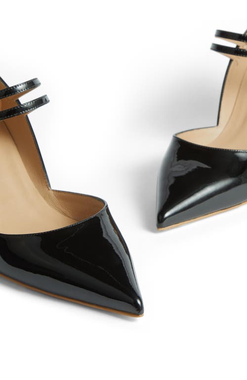 Lk Bennett Savannah Mary Jane Pointed Toe Pump In Black