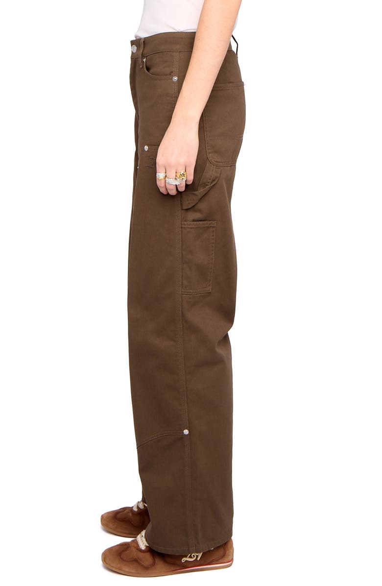 Zadig & Voltaire Perya Cargo Pants, Alternate, color, Moss