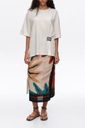 Bimba y Lola Positional Sun Midi Wrap Skirt