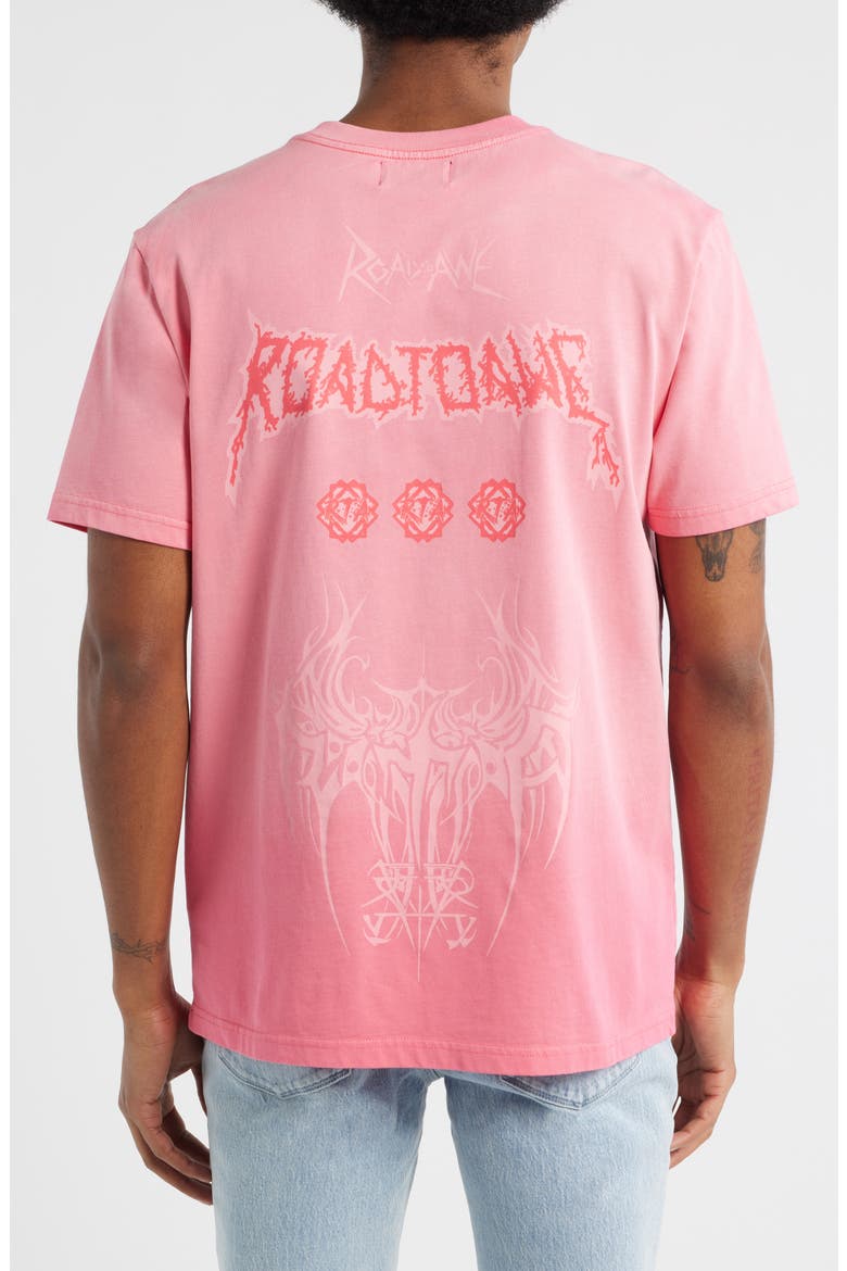 Pink Metal Shirt Death Metal Rainbow Graphic T-shirt, Pink Heavy Metal Gift New  Zealand