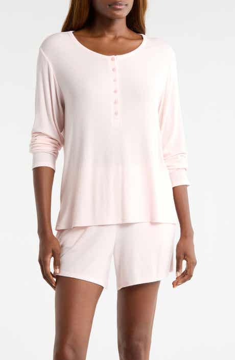 Moonlight Eco Rib Long Sleeve Shortie Pajamas