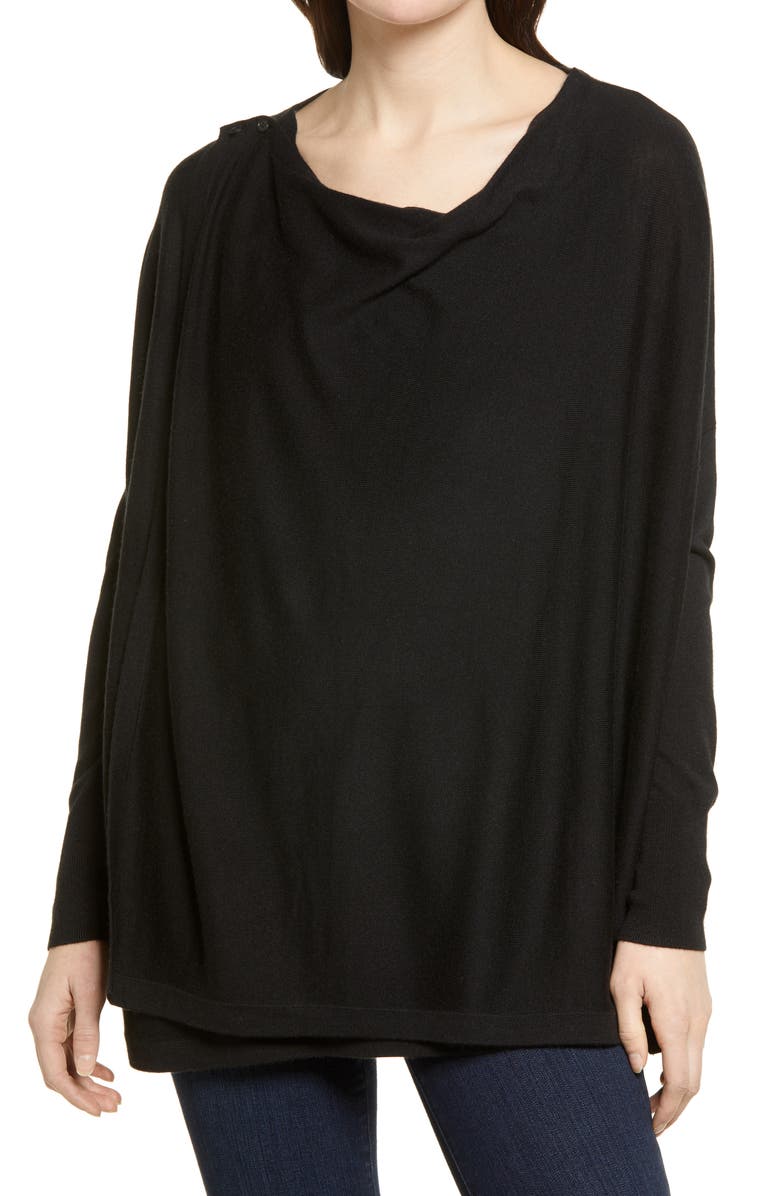 Nordstrom Drape Front Cardigan, Alternate, color, 