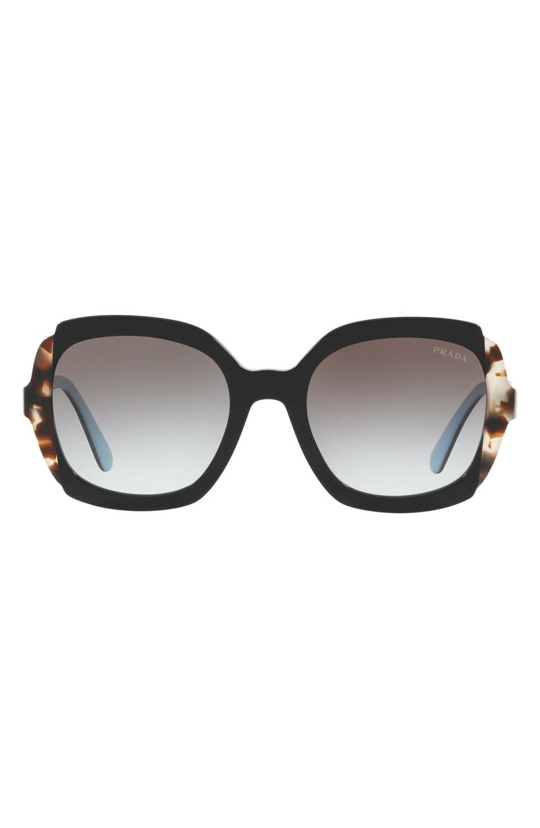 Prada Etiquette 54mm Square Sunglasses, Main, color, 