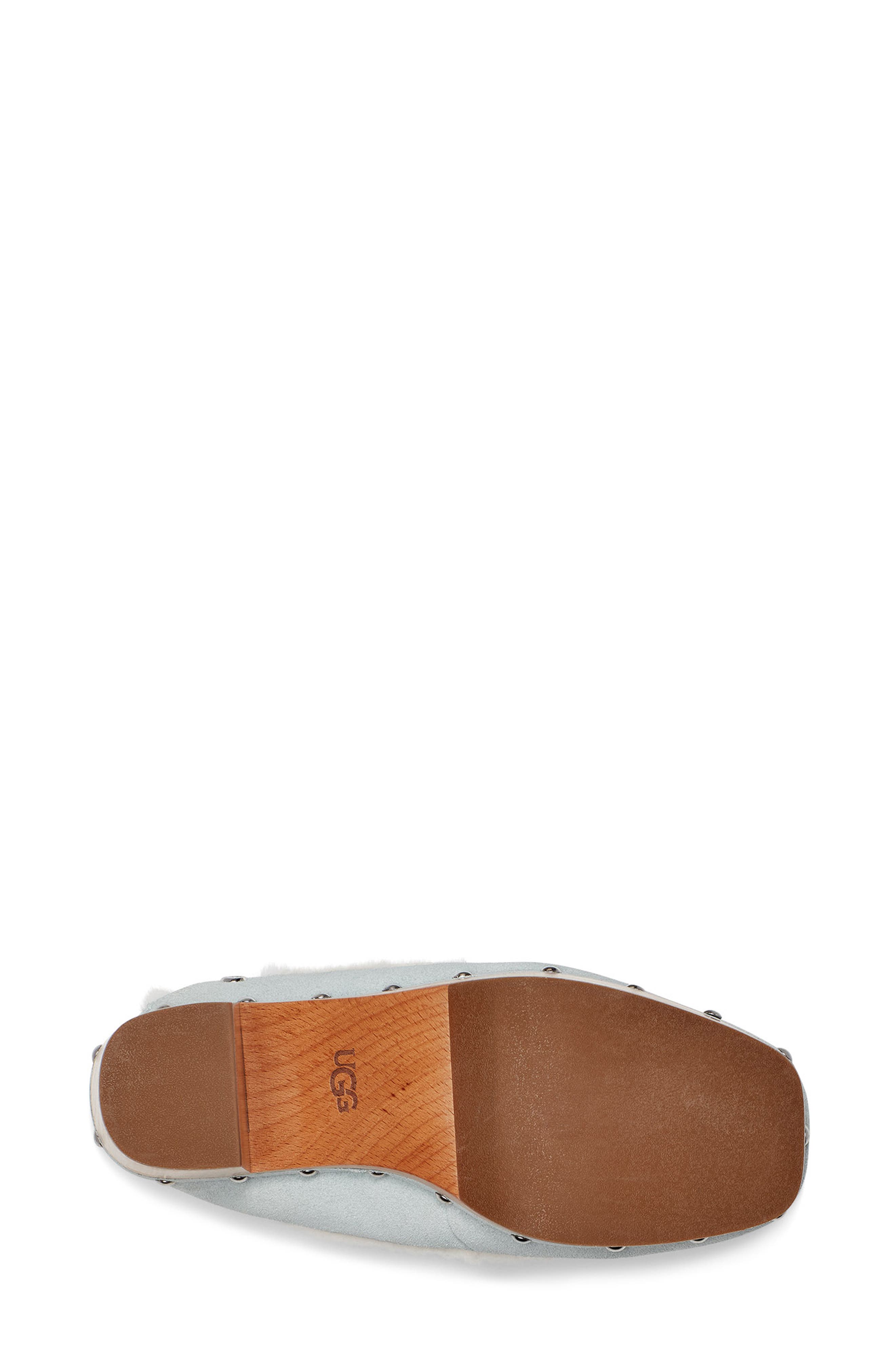 Aubriana Clog, Alternate, color, SKY GREY SUEDE