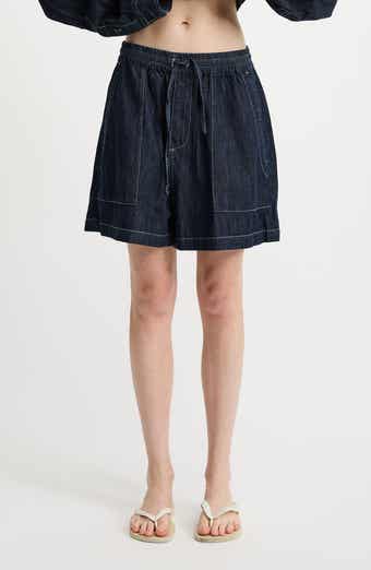 DENIMIST Relaxed Denim Utility Shorts