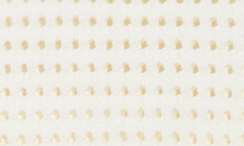 Donna Karan Sleeveless Open Stitch Sweater In White