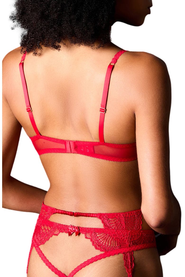 Natalia Underwire Bra, Alternate, color, SCARLET
