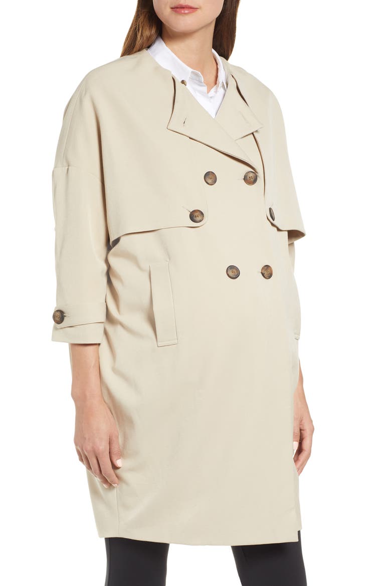 Trench Coat, Alternate, color, KHAKI