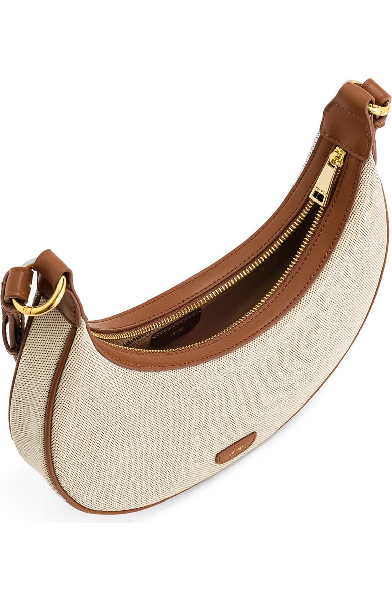 JW PEI Carly Canvas Saddle Shoulder Bag, Alternate, color,