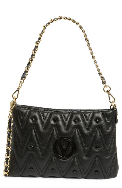 Vanille Diamond Quilted Leather Shoulder Bag