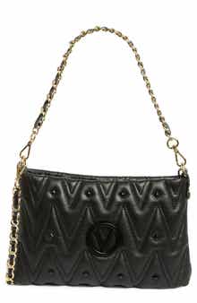 VALENTINO BY MARIO VALENTINO Vanille Diamond Quilted Leather Shoulder Bag