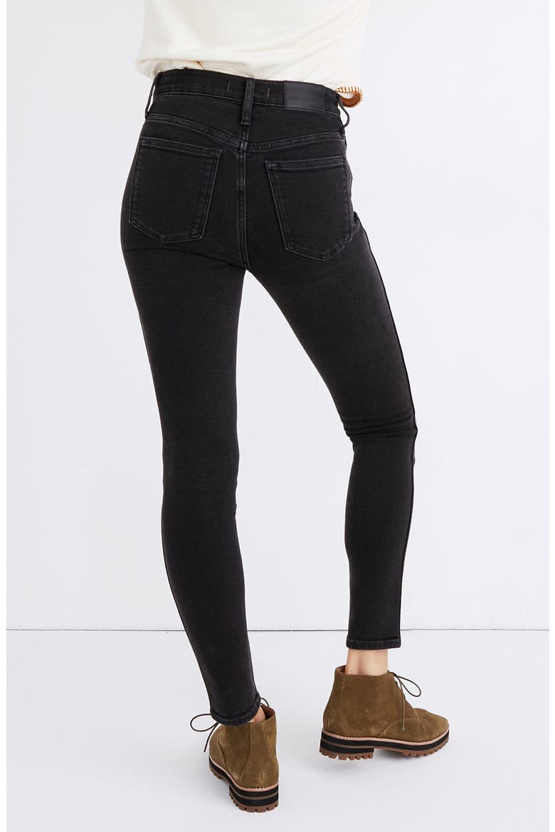 10-Inch High Waist Ankle Skinny Jeans, Alternate, color, STARKEY