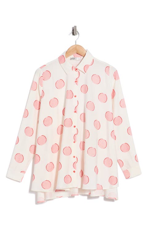 Dot Button Down Shirt
