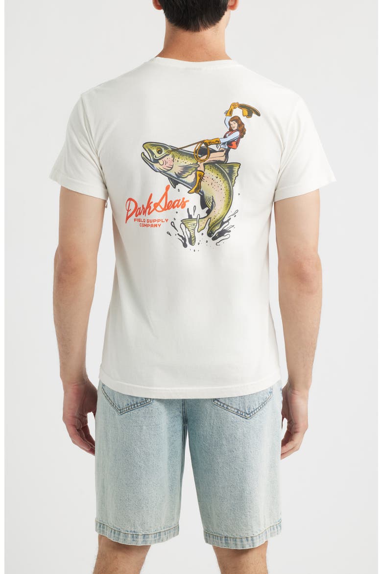Rainbow Rider Cotton Graphic T-Shirt, Alternate, color, ANTIQUE WHITE
