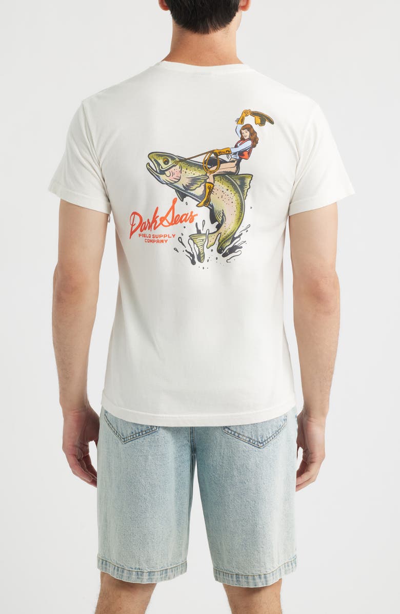 DARK SEAS Rainbow Rider Cotton Graphic T-Shirt, Alternate, color, Antique White